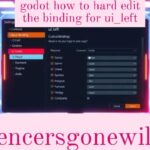 godot how to hard edit the binding for ui_left