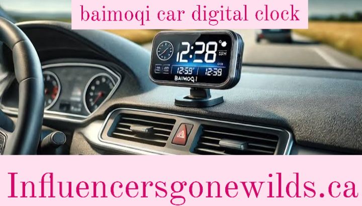 baimoqi car digital clock