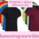 irregular t shirts defective 3xl