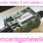 tf095ch unite motor 4 pin cable connector