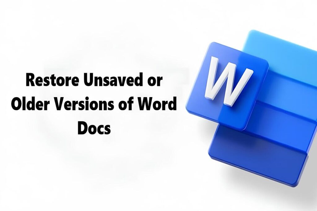 Older Versions of Word Docs