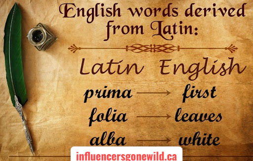 english to latin